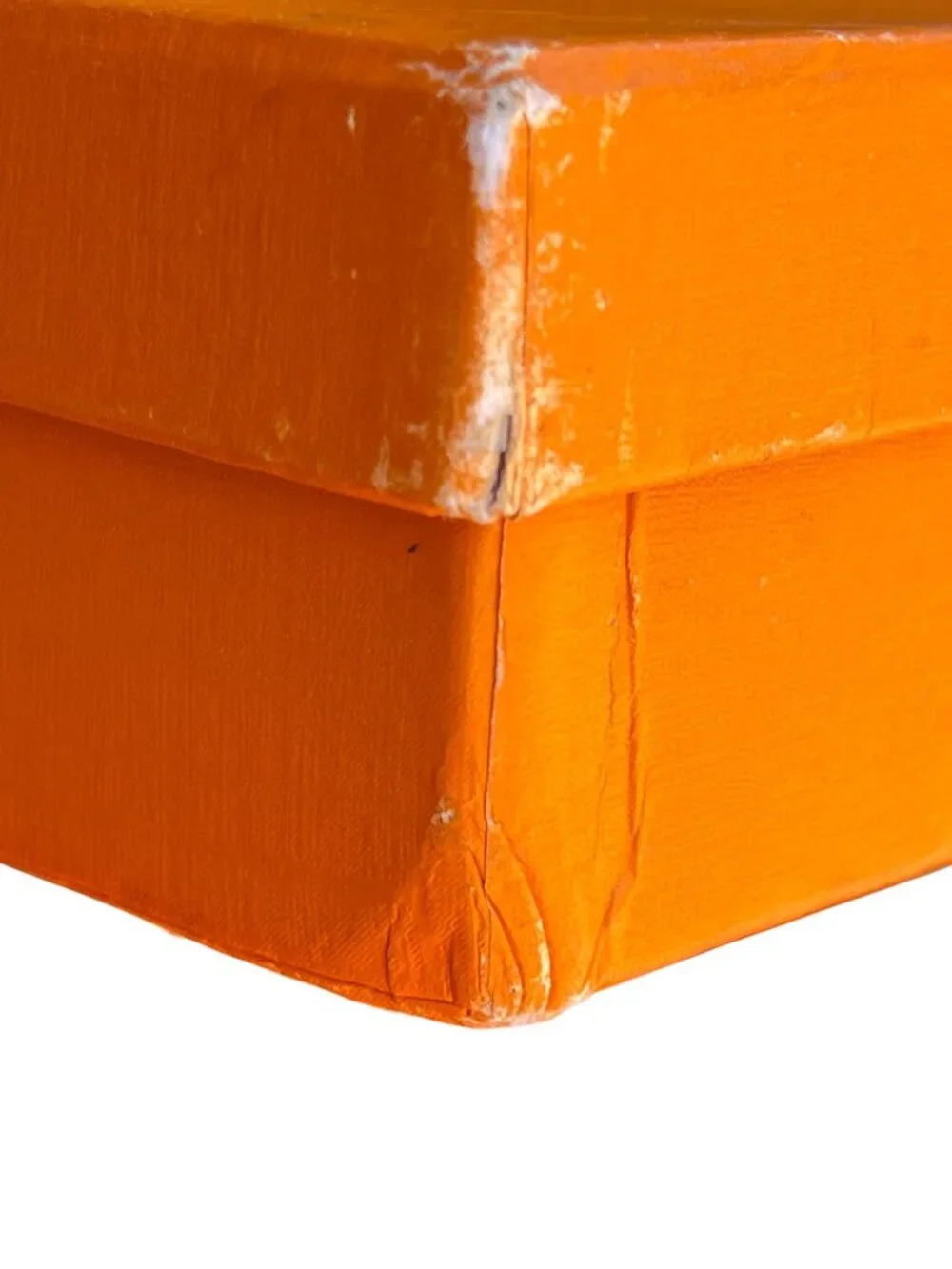Louis Vuitton Orange Box & Beige Dust Cover Blue Logo 10 1/8